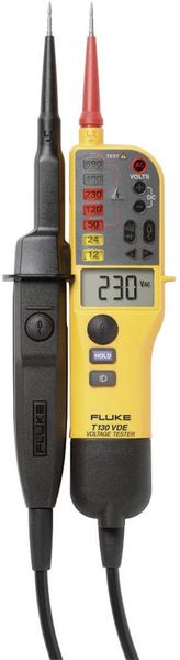 Fluke T130/VDE Zweipoliger Spannungsprüfer CAT III 690 V, CAT IV 600 V LED, LCD, Akustik, Vibration