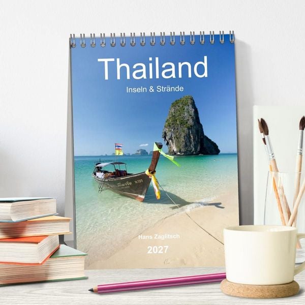 Produktbild: Thailand - Inseln und Str&auml;nde (Tischkalender 2027 DIN A5 hoch), CALVENDO Monatskalender