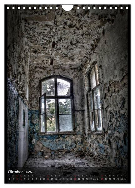 Produktbild: Lost Places II, Vergessene Orte (Wandkalender 2026 DIN A4 hoch), CALVENDO Monatskalender