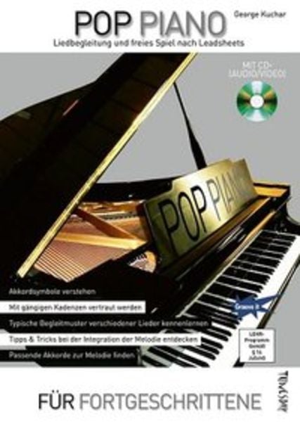 Pop Piano - Liedbegleitung und freies Spiel nach Leadsheets - mit CD+ (Audio/Video)