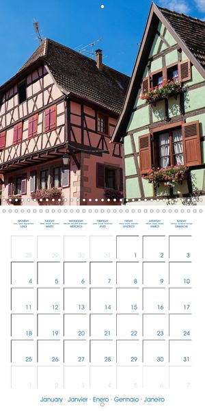 Produktbild: Wojciech, G: France Alsace - Charming Wine Region (Wall Cale