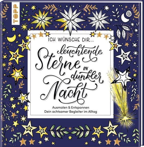 Produktbild: Ich w&uuml;nsche dir ... leuchtende Sterne in dunkler Nacht