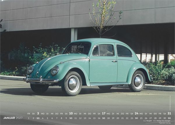 Produktbild: VW K&auml;ferkalender 2027