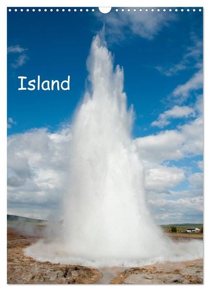 Island (Wandkalender 2024 DIN A3 hoch), CALVENDO Monatskalender