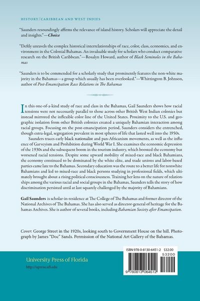 Produktbild: Race and Class in the Colonial Bahamas, 1880-1960