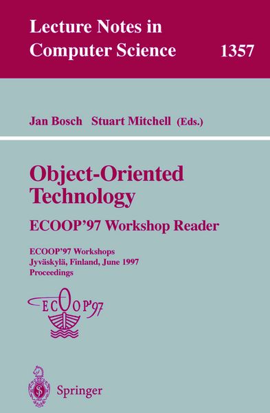Produktbild: Object-Oriented Technology ECOOP'97 Workshop Reader