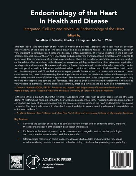 Produktbild: Endocrinology of the Heart in Health and Disease