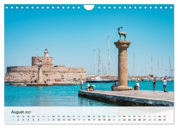 Produktbild: Rhodos - Die Highlights der Insel (Wandkalender 2027 DIN A4 quer), CALVENDO Monatskalender