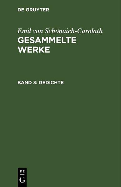 Produktbild: Gedichte