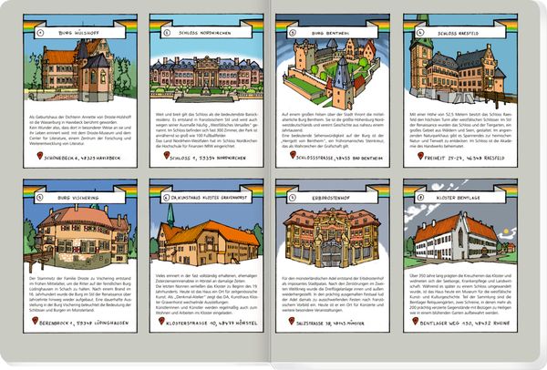 Produktbild: Mein Schl&ouml;sser- & Burgen-Wimmelbuch im M&uuml;nsterland
