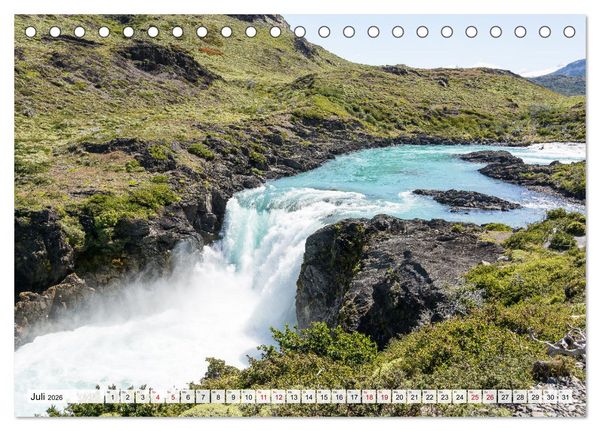 Produktbild: Chile - Facetten landschaftlicher Vielfalt (Tischkalender 2026 DIN A5 quer), CALVENDO Monatskalender