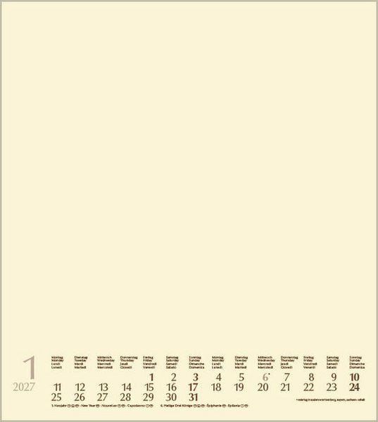 Produktbild: Foto-Malen-Basteln Bastelkalender chamois 2027