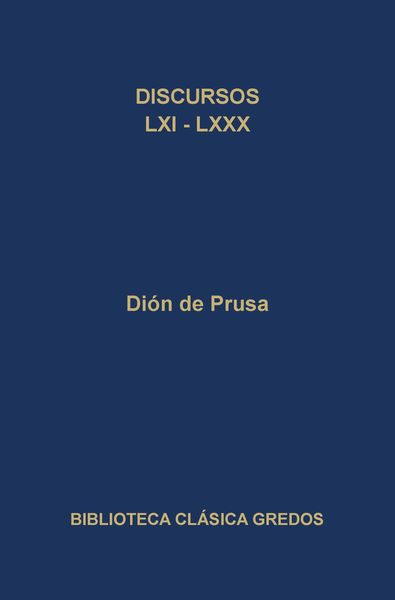 Produktbild: Discursos LXI-LXXX