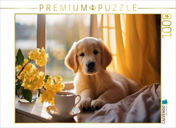 CALVENDO Puzzle Himmlische Kaffee-Symphonie | 1000 Teile Lege-Größe 64x48cm Foto-Puzzle für glückliche Stunden