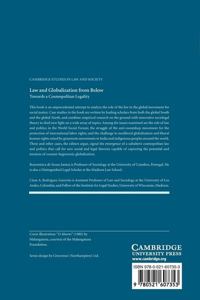 Produktbild: Law and Globalization from Below