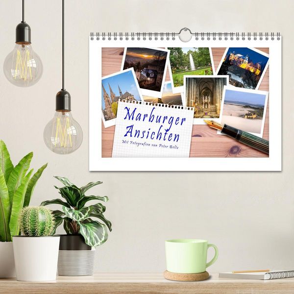 Produktbild: Marburger Ansichten (Wandkalender 2026 DIN A4 quer), CALVENDO Monatskalender