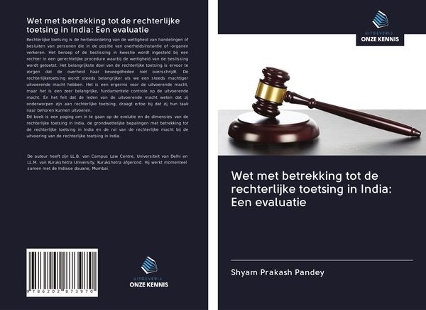 Produktbild: Wet met betrekking tot de rechterlijke toetsing in India: Een evaluatie