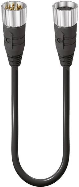 Produktbild: Lumberg Automation 68990 Sensor-/Aktor-Anschlussleitung M23 Stecker, gerade, Kupplung, gerade 2.00 m Polzahl Sensoren: 19 1 St.
