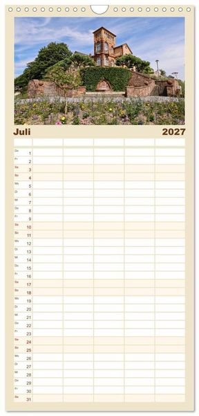 Produktbild: Familienplaner 2027 - Worms - historisch und sagenhaft mit 5 Spalten (Wandkalender, 21 x 45 cm) CALVENDO