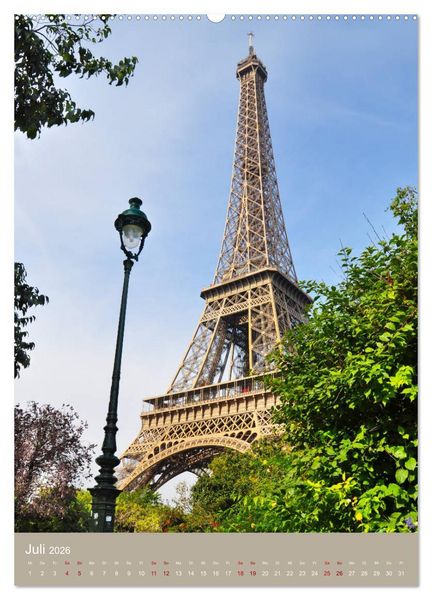Produktbild: Erlebe mit mir Paris (Wandkalender 2026 DIN A2 hoch), CALVENDO Monatskalender