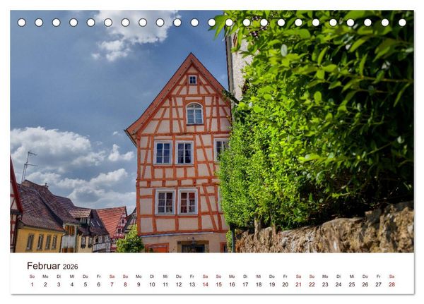 Produktbild: Bad Wimpfen. (Tischkalender 2026 DIN A5 quer), CALVENDO Monatskalender