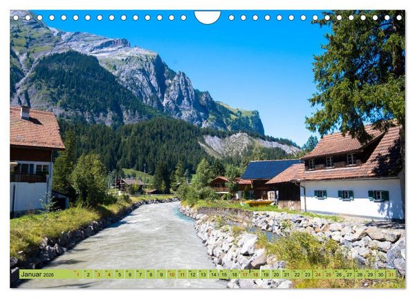 Produktbild: Alpentraum Kandersteg (Wandkalender 2026 DIN A4 quer), CALVENDO Monatskalender