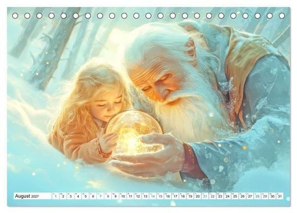 Produktbild: Winterm&auml;rchen - Der fantastischen Art (Tischkalender 2027 DIN A5 quer), CALVENDO Monatskalender