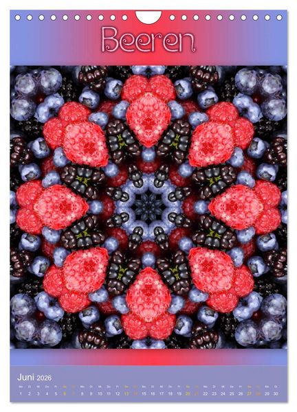 Produktbild: Kulinarische Mandalas (Wandkalender 2026 DIN A4 hoch), CALVENDO Monatskalender