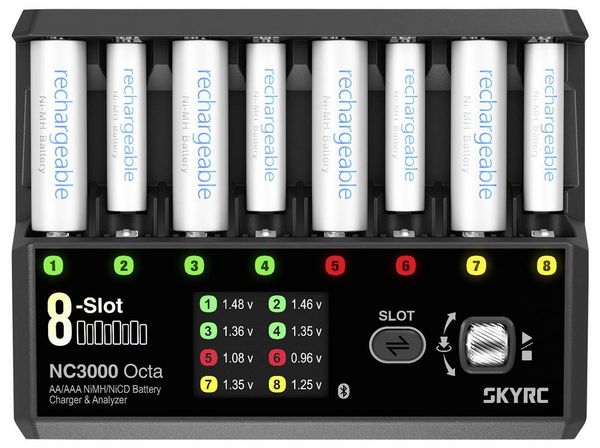 Produktbild: SKYRC NC3000 Octa Ladeger&auml;t NiMH, NiCd Mignon (AA), Micro (AAA)