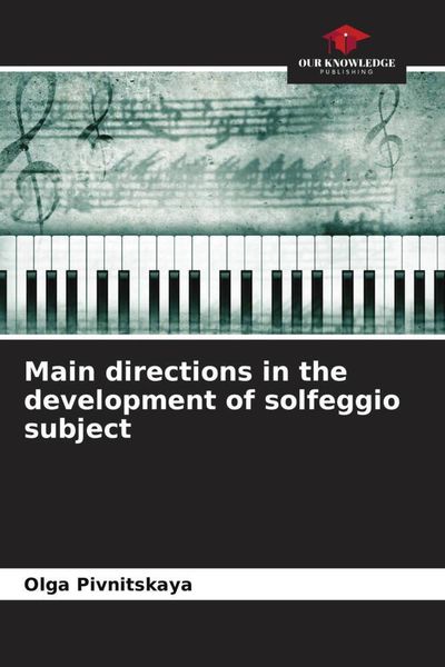 Produktbild: Main directions in the development of solfeggio subject