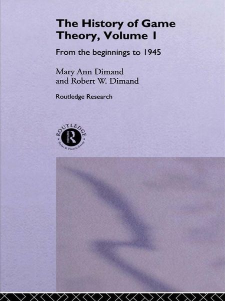 Produktbild: The History Of Game Theory, Volume 1