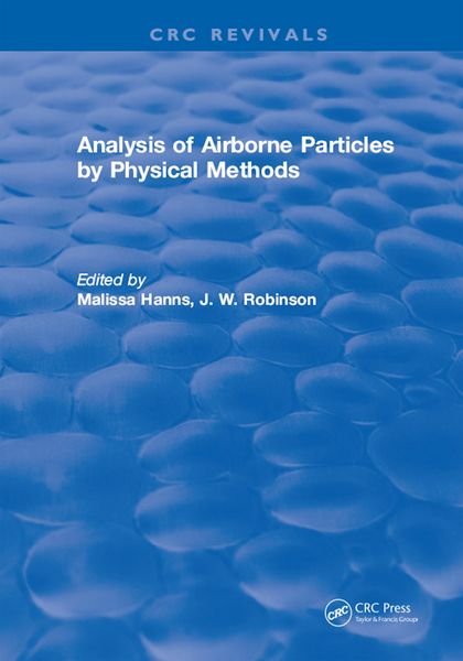 Produktbild: Analysis of Airborne Particles by Physical Methods