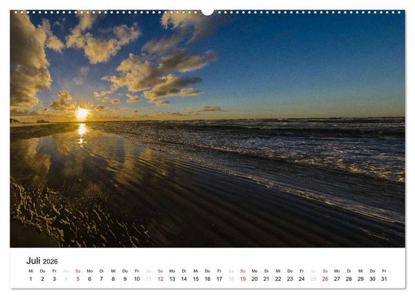 Produktbild: D&auml;nemark - Lyset Land (hochwertiger Premium Wandkalender 2026 DIN A2 quer), Kunstdruck in Hochglanz