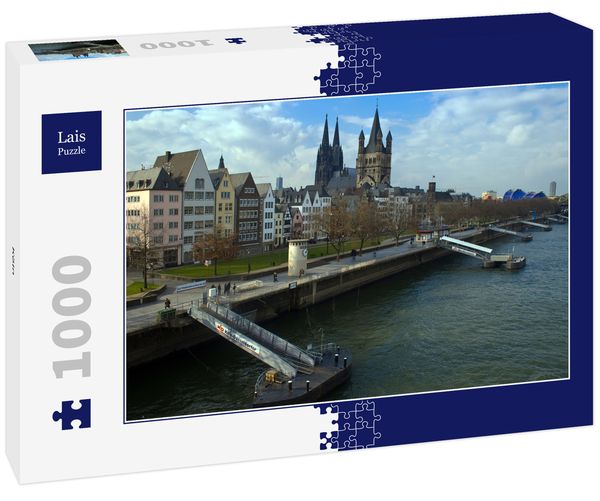 Lais Puzzle Köln – 1000 Teile – Detailreiches Stadtmotiv Für Puzzle-Fans