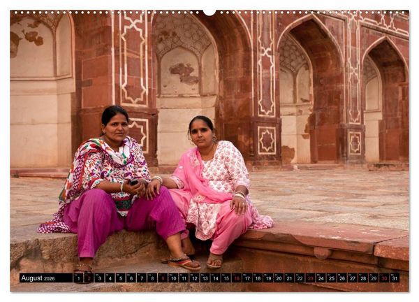 Produktbild: Indien - das goldene Dreieck, Delhi-Agra-Jaipur (Wandkalender 2026 DIN A2 quer), CALVENDO Monatskalender