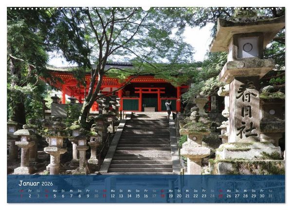 Produktbild: Japan - Impressionen aus dem Land der aufgehenden Sonne (hochwertiger Premium Wandkalender 2026 DIN A2 quer), Kunstdruck in Hochglanz