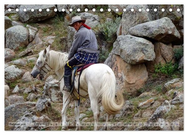 Produktbild: Pferde und Reiter der Mongolei (Tischkalender 2026 DIN A5 quer), CALVENDO Monatskalender