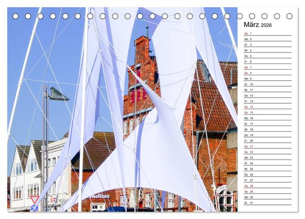 Produktbild: Travem&uuml;nder Durchblicke (Tischkalender 2026 DIN A5 quer), CALVENDO Monatskalender
