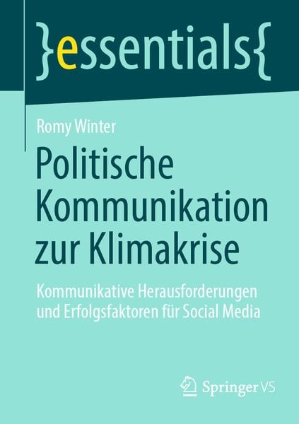 Produktbild: Politische Kommunikation zur Klimakrise