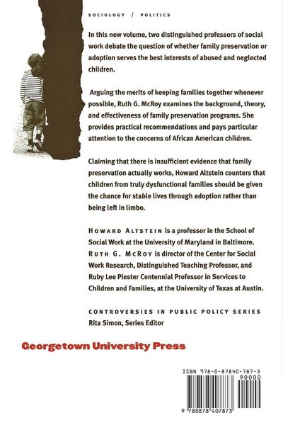 Produktbild: Does Family Preservation Serve a Child's Best Interests?