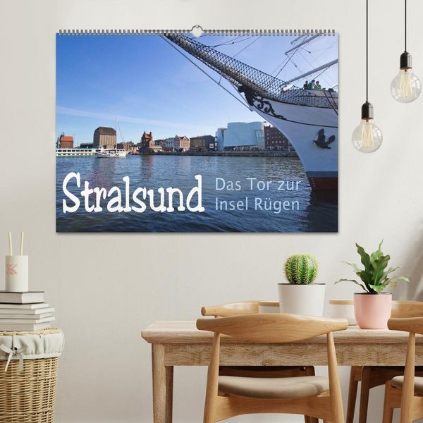 Produktbild: Stralsund. Das Tor zur Insel R&uuml;gen (Wandkalender 2026 DIN A2 quer), CALVENDO Monatskalender