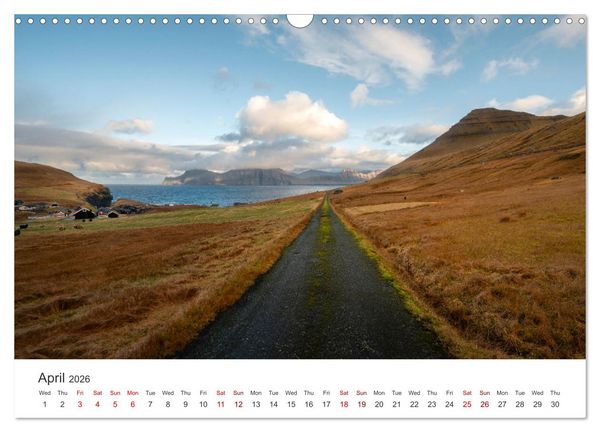 Produktbild: Autumn light at Faroe island (Wall Calendar 2026 DIN A3 landscape), CALVENDO 12 Month Wall Calendar