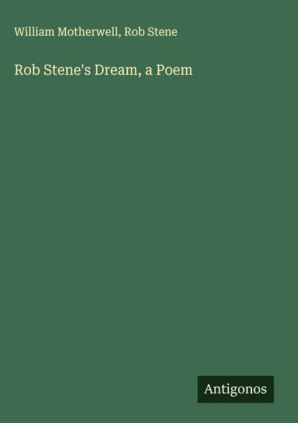 Produktbild: Rob Stene's Dream, a Poem