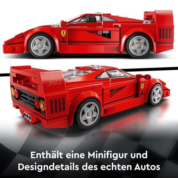 Produktbild: LEGO Speed Champions Ferrari F40 Supersportwagen, Spielzeugauto 76934