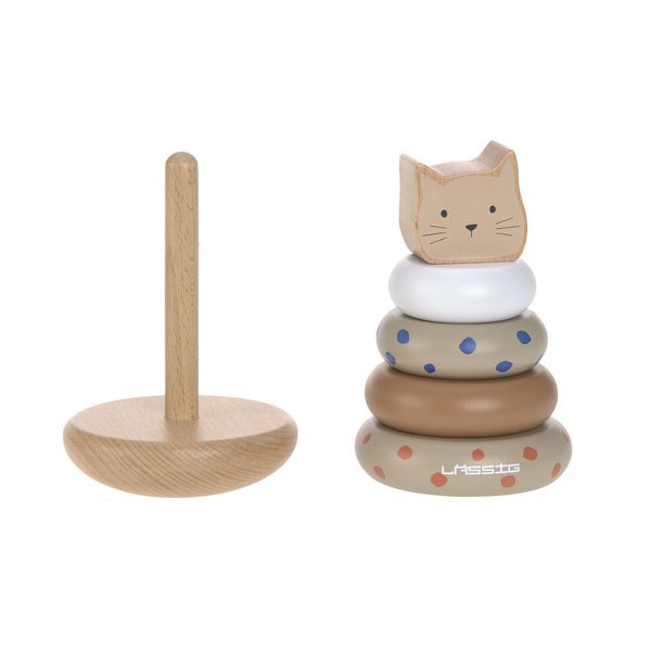 Produktbild: Stacking Ring Tower Wood Little Mateys
