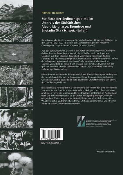 Produktbild: Zur Flora der Sedimentgebiete im Umkreis der S&uuml;dr&auml;tischen Alpen, Livignasco, Bormiese und Engiadin&rsquo;Ota (Schweiz-Italien)