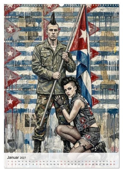 Produktbild: Punk 76 (Wandkalender 2027 DIN A2 hoch), CALVENDO Monatskalender