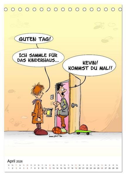 Produktbild: Trumix Cartoons - Nichts geht mehr (Tischkalender 2026 DIN A5 hoch), CALVENDO Monatskalender