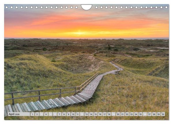 Produktbild: Wundersch&ouml;nes Amrum (Wandkalender 2026 DIN A4 quer), CALVENDO Monatskalender