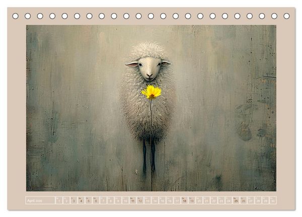 Produktbild: Sch&auml;fchenparade (Tischkalender 2026 DIN A5 quer), CALVENDO Monatskalender